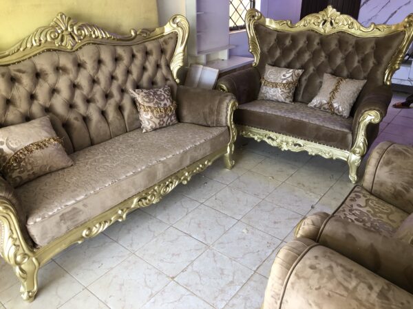 Brown King Size Royal Chair - Image 2