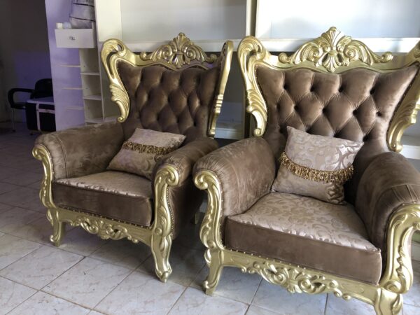 Brown King Size Royal Chair - Image 4