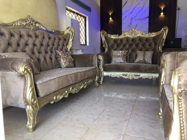 Brown King Size Royal Chair - Image 7