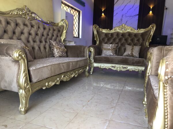 Brown King Size Royal Chair - Image 8