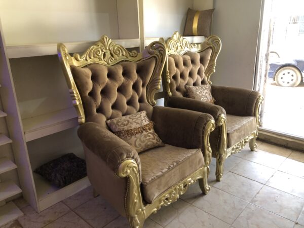 Brown King Size Royal Chair - Image 12