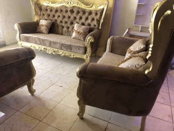 Brown King Size Royal Chair - Image 13