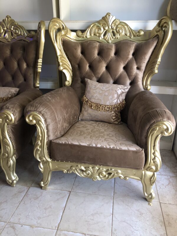 Brown King Size Royal Chair - Image 14