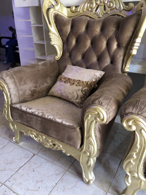 Brown King Size Royal Chair - Image 15