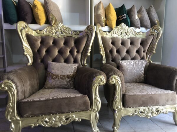 Brown King Size Royal Chair - Image 18