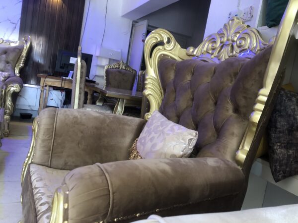 Brown King Size Royal Chair - Image 31