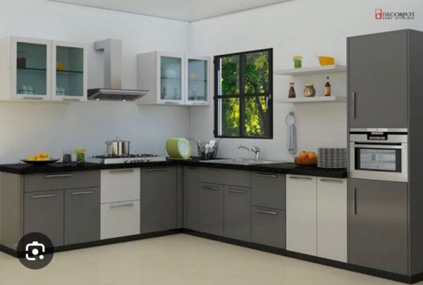Complete Kitchen Cabinet Ash and White - Image 2